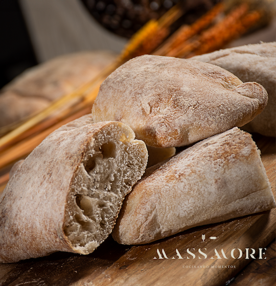 Pan Ciabatta (6 piezas)
